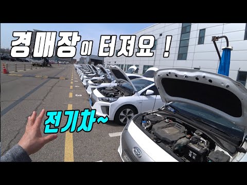 이제부터 경매장에 전기차 쏱아져 나옵니다.  오늘하루 팔려고 나온 전기차만 50대  이걸 누가 다사가죠