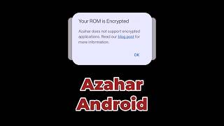 How to Fix Azahar Android Error "Your ROM is Encrypted" screenshot 1
