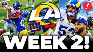 🔴 OUT NOW! NOBODY EXPECTED THIS BEFORE MONDAY NIGHT! LA RAMS NEWS TODAY NFL WEEK 2 - 2026 - GIANTS