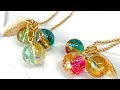 【UVレジン】100均材料で作る木の実のチャーム berry charm resin DIY