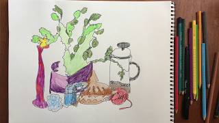 Artlands - Blind Contour Still Life