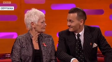 Johnny Depp and Judi Dench on Graham Norton Show talking about their past movies together - ITA sub