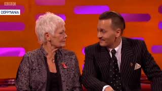 Johnny Depp and Judi Dench on Graham Norton Show talking about their past movies together - ITA sub