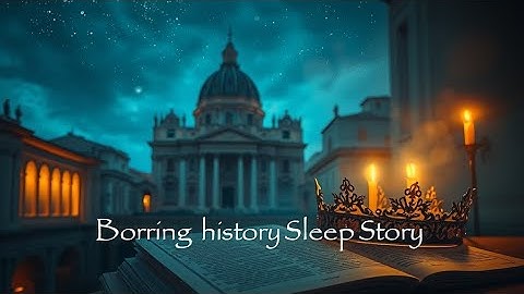 Scandalous Popes of the Middle Ages | Boring History Sleep Story for Deep Relaxation