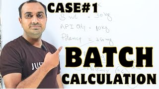 Batch size calculation in pharma