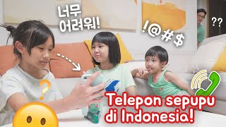 MISI LATIHAN NGOBROL HANYA PAKAI BAHASA INDONESIA!! Just kids talking to their Indonesian cousins...