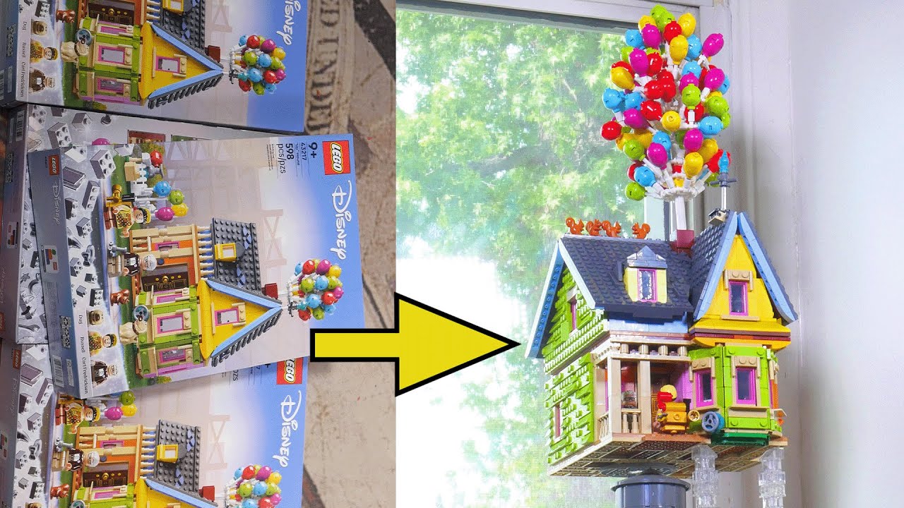 LEGO Disney Pixar «Дом вверх» (43217) 4X Полностью закрытый дом MOC