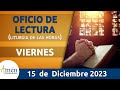 Oficio de lectura de hoy Viernes 15 Diciembre 2023 l Padre Carlos Yepes l Laudes l Católica