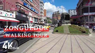 4K Zonguldak City Center Walking Tour | Turkey Walk | July 2022 #emeğinbaşkenti