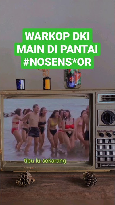 WARKOP DKI MAIN KE PANTAI | DONO PURA PURA PINGSAN #shorts #warkopdki