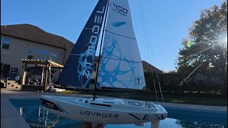 RC Sailboat Season Finale - Pool Sailing