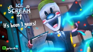 Ice Scream 4 3 Years Anniversary Special Ultra Hard Mode Full Gameplay