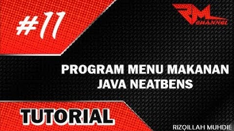 Program Java Menu Makanan Menggunakan Statement Kondisi