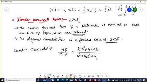 Lecture 25: Jordan Canonical Form