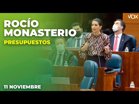 Intervención de ROCÍO MONASTERIO sobre PRESUPUESTOS