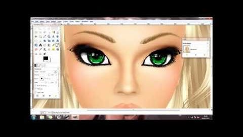 Editing Eyes On Imvu Using Gimp