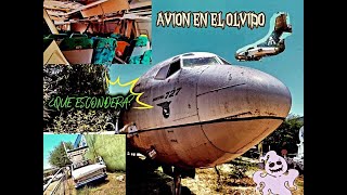 Avion abandonado! Dentro del parque metropolitano. Leon Gto. Mx.