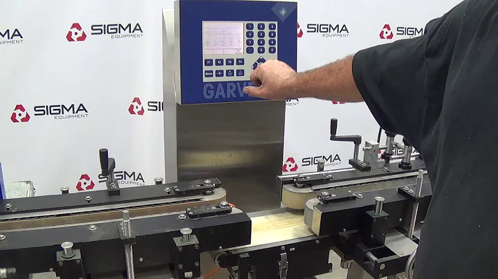 Garvens E3 Belt Checkweigher Bottle Side Transfers SIGMA Equipment