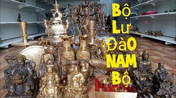 Lư Đào Nam Bộ _ Bộ Thần Tài Thổ Địa _ Bàn Ủi 1908 _ Khay Trầu Rượu Lễ. Trưa 30/7#đồcổ #đồxưa #đồcũ