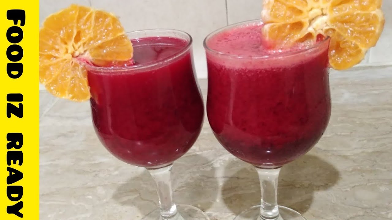 winter juice gajar ka juice orange juice Food iz ready YouTube