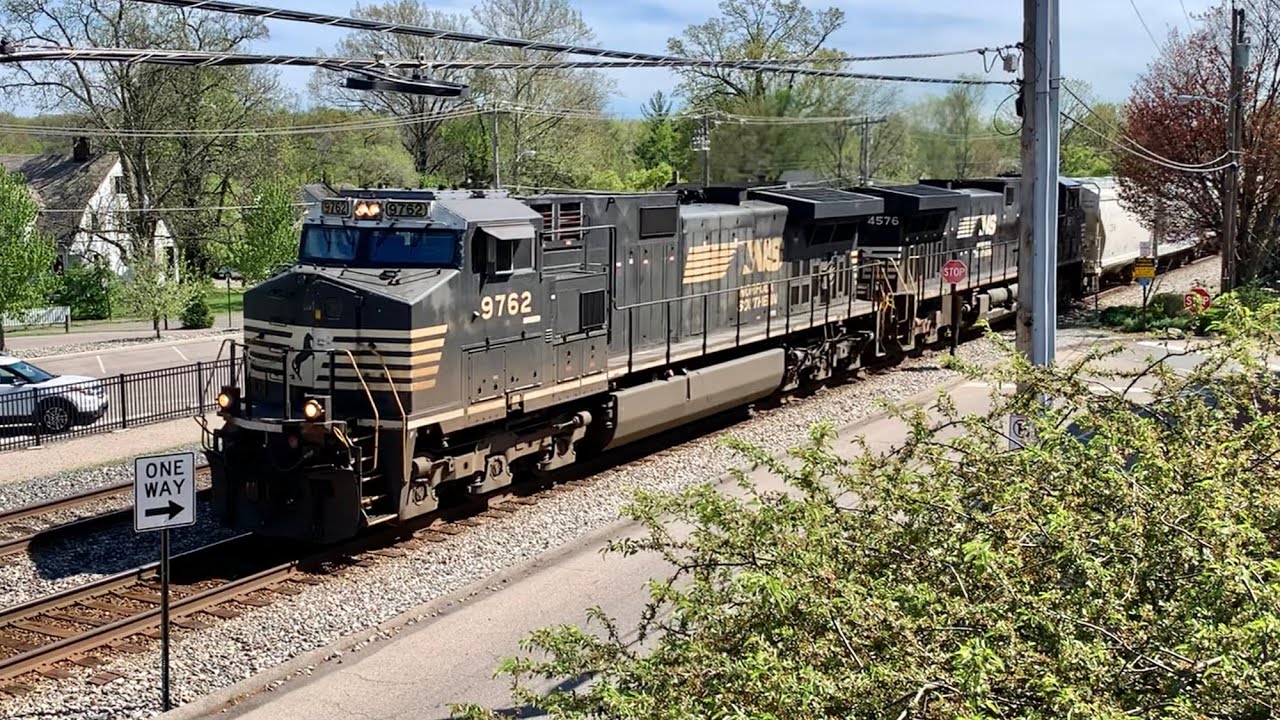 Trains Interrupt Dinner & Trains Wake Me Up At Motel! Check Out These Views Of Trains From Overhead!