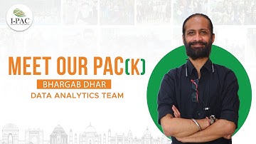 Meet Our PAC(k) - Bhargab Dhar (Data Analytics Team)