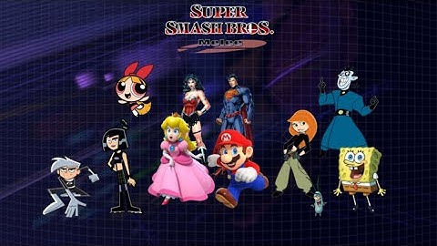 Super Smash Bros Universal Heroes Melee Parody Intro (My Style)