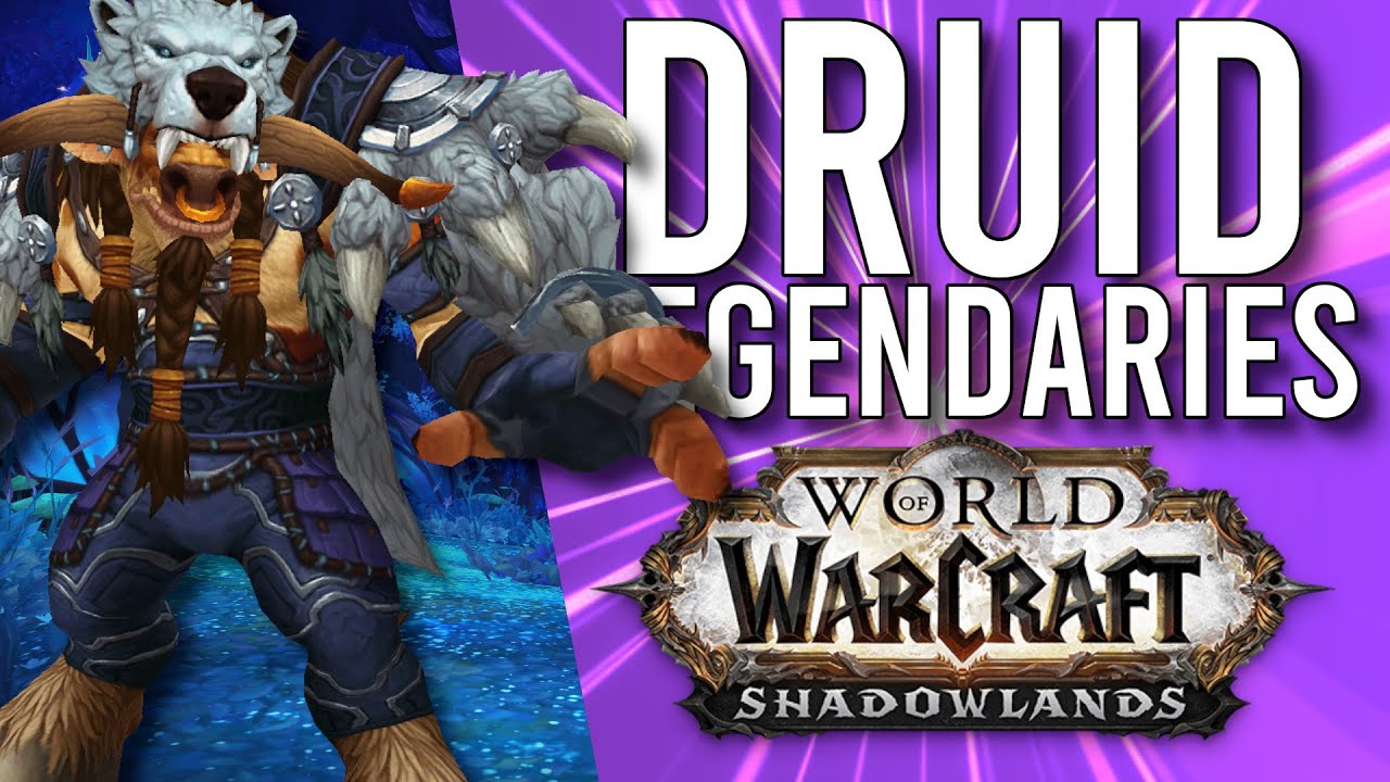 THESE ARE SPECTACULAR! Shadowlands DRUID Legendaries! WoW