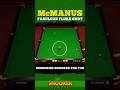 McManus Fabulous Fluke Shot 🔥| #shorts #youtubeshorts #usa #uk #snooker #ding #juddtrump #ronnie