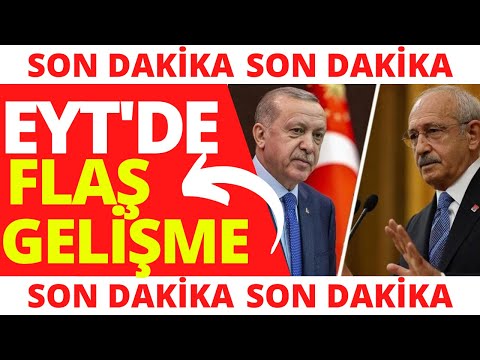 EYT'DE NELER OLUYOR? EMEKLİLİKTE YAŞA TAKILANLAR SON DAKİKA HABERLERİ ! EYT SON DURUM NEDİR? eyt