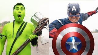 Superheroes VIETNAM - Part 4 | Các siêu anh hùng đại chiến với nhau | HuLk vs Captain American