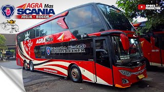 Ada 3 Kelas Dalam Bus Double Decker Trip Agra Mas Double Decker Jogja-Bogor Full Tol Transjawa