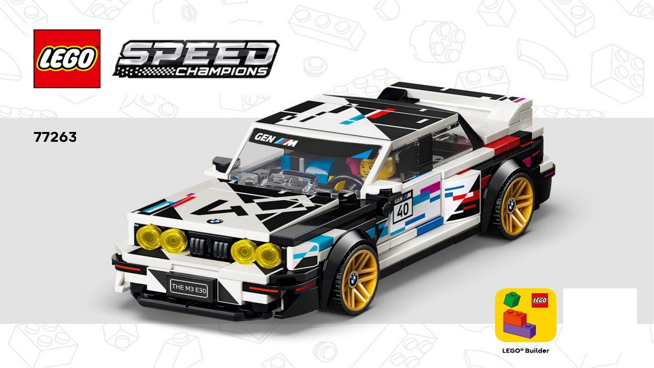 BMW M3 (E30) LEGO instructions