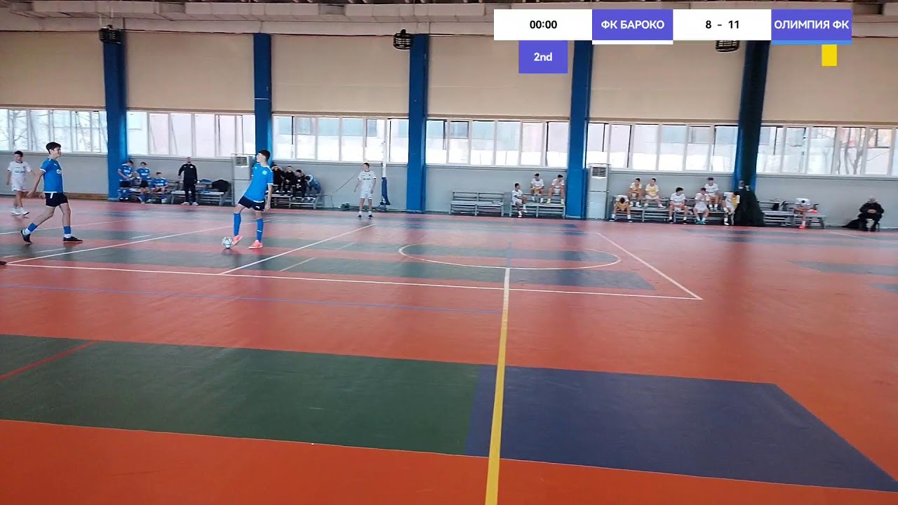 Футзал U15
ФК БАРОКО VS ОЛИМПИЯ ФК
