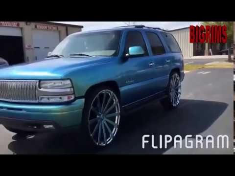 2001 Chevy Tahoe LT Edition 30 Inch Rims - YouTube