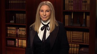 Barbra Streisand acceptance speech for &quot;The Justice Ruth Bader Ginsburg Woman of Leadership Award&quot;