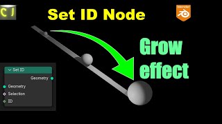 Grow anything with Set Id Node - Blender 4.2 Geometry node Tutorial