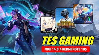 Tes Gaming MIUI 14.0.4 Redmi Note 10S