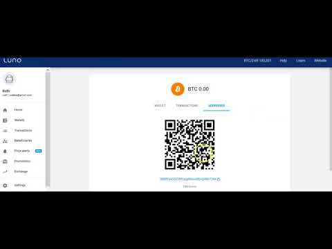 Wallet Address in Luno