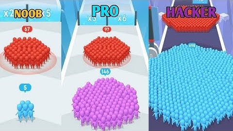 NOOB VS PRO VS HACKER COUNT MASTER