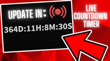 HOW TO MAKE A LIVE COUNTDOWN TIMER | Roblox Studio Tutorial