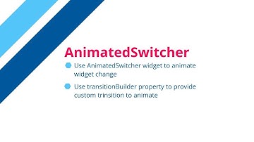 Flutter Tutorial for Beginners: AnimatedSwitcher Widget
