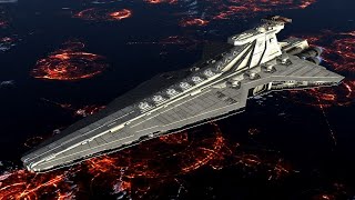 Imperial Servator vs Venator Star Destroyer - Empire at War Remake NPC Battle