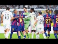 فوضى كروية جنونية ملخص مباراة برشلونة وريال مدريد 