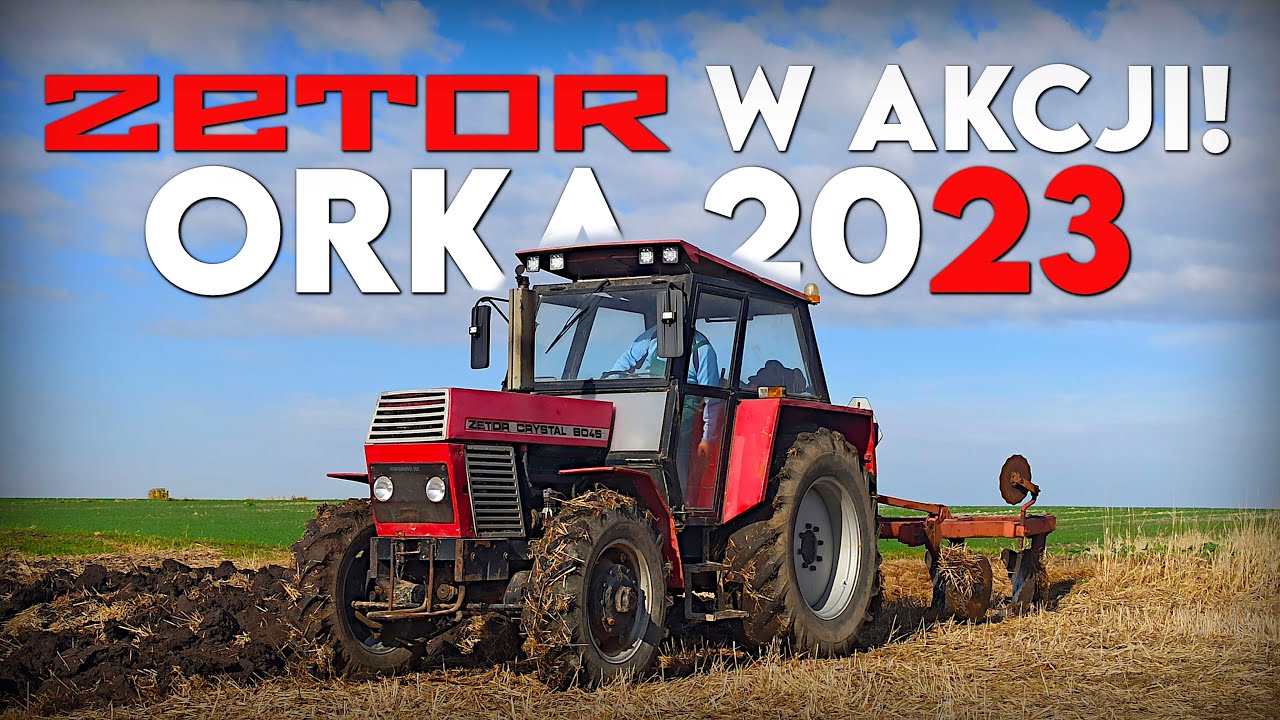 🌾ZETOR CRYSTAL 8045 & PŁUG 4 W AKCJI!🌾ORKA 2023🌾GR PRESZU🌾