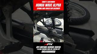 Todays Service Honda Wave Alpha