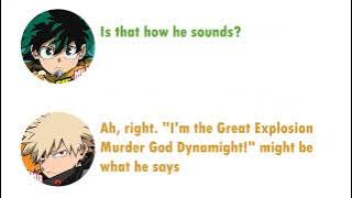 Kacchan's hero name (BNHA Radio)