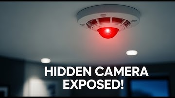 Hidden Smoke Detector Camera – Realistic Spy Gadget Setup in 4K