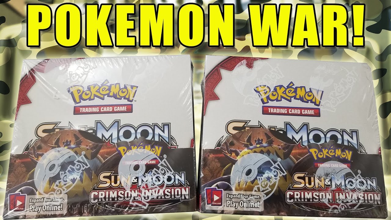 pokemon cards crimson invasion booster box