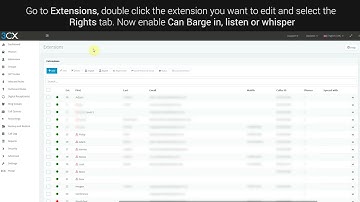 Barge in, listen and whisper on 3CX